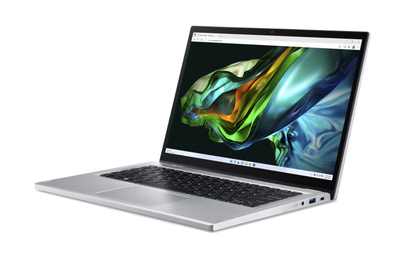 Laptop Acer Aspire 3 Spin 14, 14\", Intel N100, 4GB RAM, 128GB SSD, ngjyrë argjend