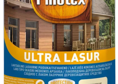 Lazur druri Pinotex Ultra Lasur, 1L, për jashtë, ngjyrë teak