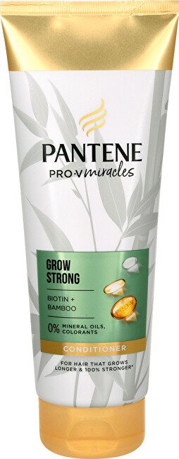Balsam për flokë Pantene Grow Strong Miracles Biotin + Bamboo, 200 ml