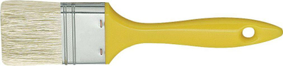 Furçë boje SCHULLER Cod Tail Brush 30mm, dorezë plastike, e verdhë