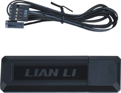 Kontroller ventilatorësh Lian Li L Wireless, RGB, pa kabllo, i zi