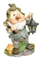 Statujë dekorative Garden Line Dwarf NF201455-1, xhuxh me fener, shumëngjyrëshe
