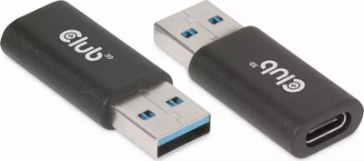 Përshtatës USB Club 3D CAC-1525, USB-A në USB-C, USB 3.2 5Gbps, i zi