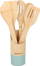 Set veglash kuzhine Alpina Bamboo, 5 copë, me mbajtëse, bezhë