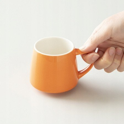 Filxhan qeramike Origami Mug Aroma, 200ml, portokalli