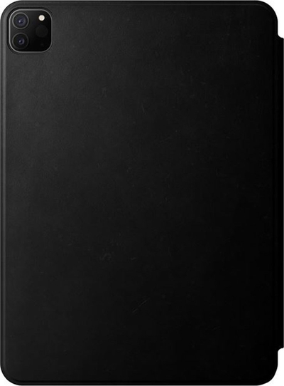 Кожен капак Nomad Leather Leather Folio за iPad Pro 11\" M2, со функција за преклопување, црн
