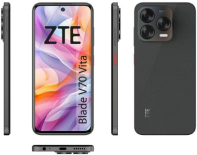 Телефон ZTE V70, 256GB, 6.7", Dual SIM, сива