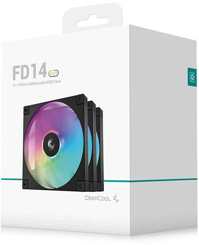 Ventilator PC DeepCool FD14 ARGB, 120mm, ARGB, i zi