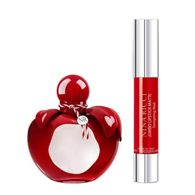 Set Nina Ricci Nina Rouge, Eau de Toilette 50 ml + buzëkuq
