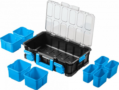 Organizues modular veglash Hoegert, me kapak polikarbonati, 8 kupa, 20kg, shumëngjyrësh