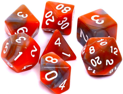 Set zare REBEL RPG (106472), të portokalltë