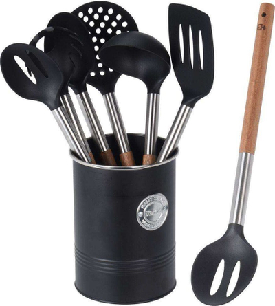 Set veglash kuzhine Excellent Houseware, të zeza