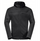 Polar për meshkuj Jack Wolfskin Hirschberg Hooded FZ, me kapuç, zinxhir i plotë, i zi