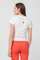 Bluzë T shirt casual për femra Lady With, madhësia L, e bardhë