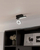 Downlight tavani EGLO Cardillio 2, LED, drejtues, i zi