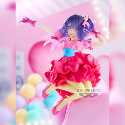 Figurë anime Banpresto Oshi no Ko Espresto Ai, 20 cm, koleksionuese, rozë