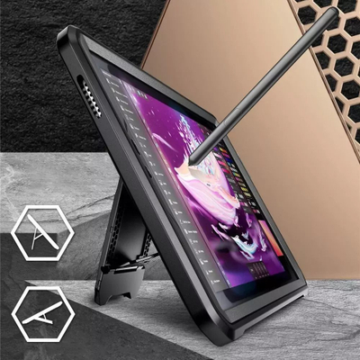 Kuti mbrojtëse për tablet Supcase Unicorn Beetle Pro, për Samsung Tab A9 8.7", me stand, e zezë