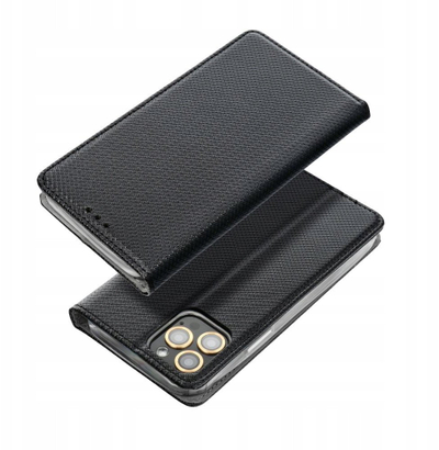Këllëf magnetik Futera për Xiaomi Redmi 14C, me mbajtëse, i zi