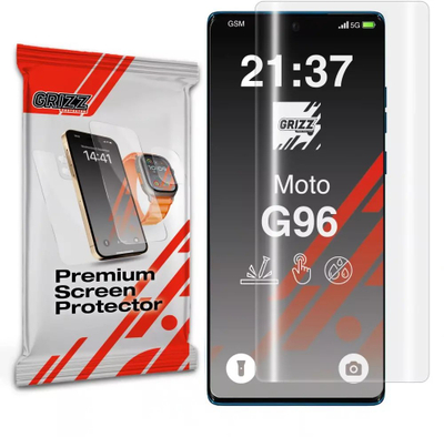 Заштитна фолија Hydrogel Grizz за Motorola G96, транспарентна