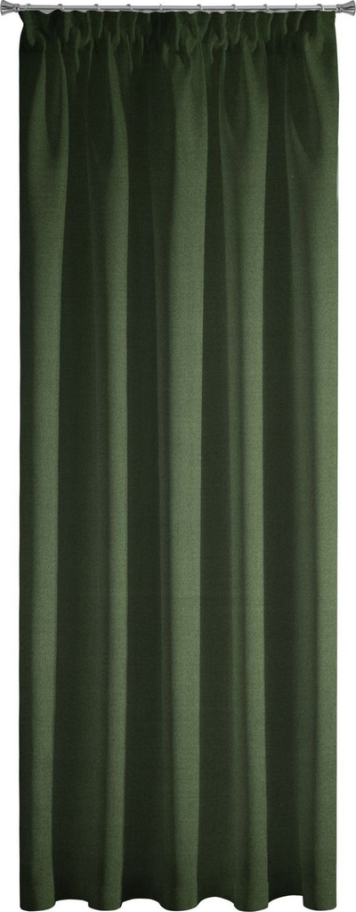 Perde Eurofirany Drape 370478, 140x270cm, poliester, jeshile e errët