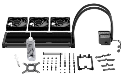 Ftohës ujor CPU Be Quiet Silent Loop 3 360mm, radiator 360mm, i zi
