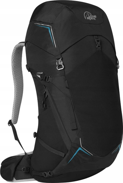 Shpinore malore Lowe Alpine AirZone Trek 35:45, 35-45L, sistem ajrosje AirZone+, e zezë