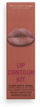 Set konturimi për buzë Makeup Revolution Lip Contour Kit Brunch, mat, nude taupe