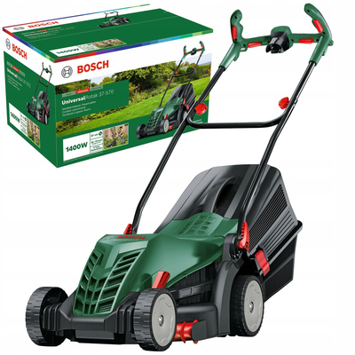 Електрична машина за косење трева Bosch UniversalRotak 37-570, 1400W, ширина на сечење 37cm, зелена