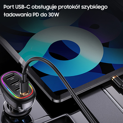 Karikues makine Usams US CC170, 1x USB C 3x USB A, 48W PD, i zi