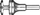 Mbajtës rrote gërryese PFERD POLINOX 42400008, për 6–20 mm, metalik