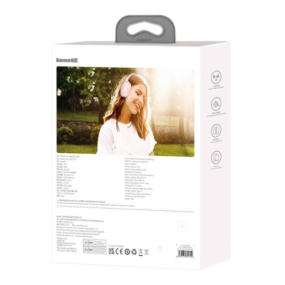 Kufje wireless Baseus Encok D02 Pro On-Ear, Bluetooth 5.0, të bardha
