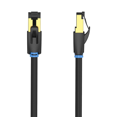 Kabllo rrjeti Vention Cat.8 SSTP, 1m, RJ45, i zi