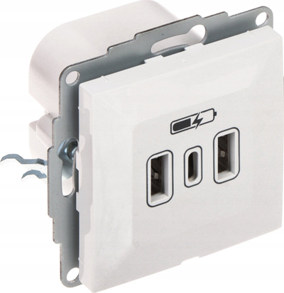 Prizë karikimi Elektro-Plast SANTRA 4108-10 EPN, USB 5V DC, 3.4A