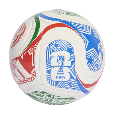 Top futbolli adidas World Cup 26 Trionda Club JD8028, TPU, për bar natyral, i bardhë