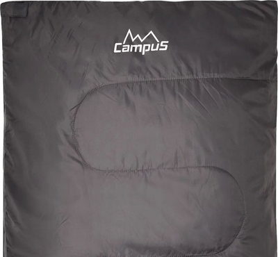Sleeping bag Campus Slogen 300 Right, 190x75cm, -5°C gjer në +2°C, gri