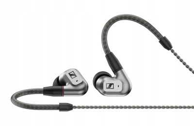 Kufje në vesh Sennheiser IE 200, dinamikë 7 mm, kabëll 3.5 mm, argjendi