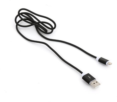 Kabllo USB Platinet USB-A - Lightning (PUCDPFB1B), 1 m, e zezë