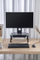 Bazament monitori Gembird Adjustable Monitor Stand With Drawer, i rregullueshëm, me sirtar, i zi