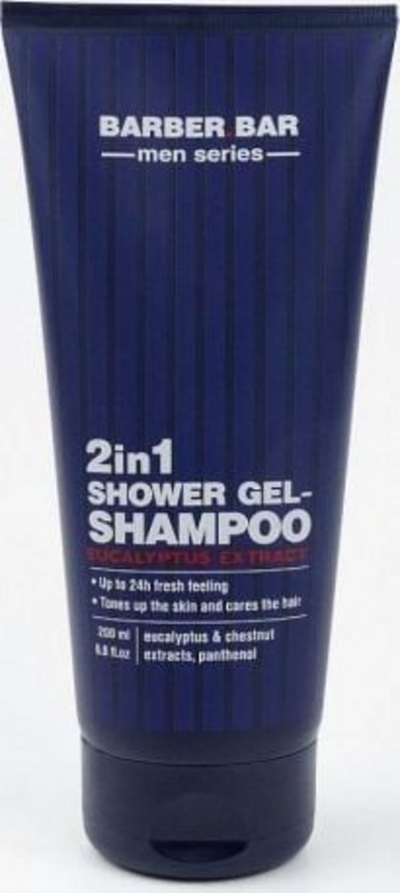 Shampon për burra 2në1 Barber Bar, 200 ml