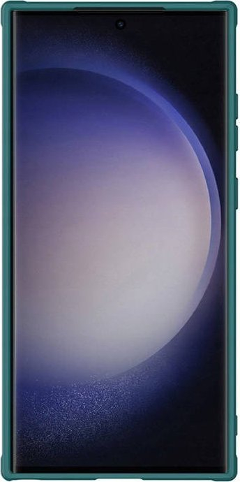 Futrollë Nillkin CamShield Leather S për Samsung Galaxy S23 Ultra, mbrojtëse, me kapak kamere, jeshile