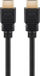 Kabllo HDMI Wentronic Goobay 41083, High Speed me Ethernet, 1.5 m, 8K, e zezë