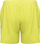Shorce sportive çunash IQ Milo JRB 92800597502, material poliester elastan, me rrip elastik, ngjyrë e verdhë neon
