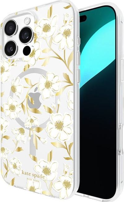 Kapak telefoni Kate Spade New York Sunshine Floral MagSafe, për iPhone 16 Pro Max, mban mirë nga rëniet, me shumë ngjyra