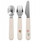 Set lugë pirun thikë për fëmijë Mepal Mio Sunshine &amp; Rainbow, çelik inox, 3 copë, shumëngjyrësh