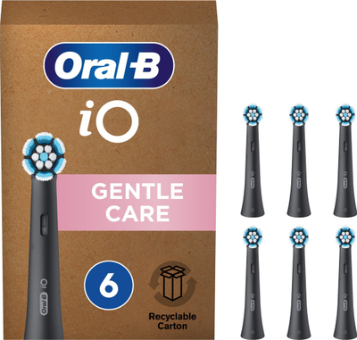 Kokë furçe rezervë Oral-B iO Gentle Clean, pastrim i butë, për mishra të ndjeshëm, e bardhë