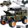 Makine lodër off-road ZA4795, metalike me mekanizem pull-back, drita LED dhe zhurma, shkalla 1:24, jeshile