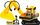 Set blloqesh ndërtimi Alleblox Excavator, 264 pjesë, plastikë, shumëngjyrësh
