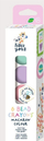 Ngjyra dylli për kalamaj Haku Yoka, set me 6 copë, në formë rruazash, ngjyra pastel