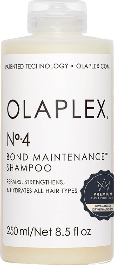 Shampo për flokë Olaplex Nº.4 Bond Maintenance, riparuese, për të gjitha llojet e flokëve