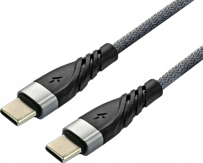Kabllo USB Everactive CBB-2PDG, USB C në USB, 2m, 60W, gri